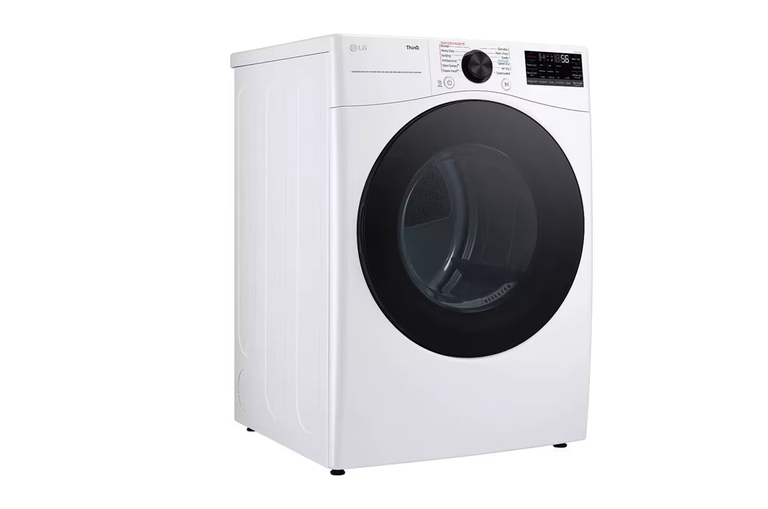 LG - DLGX4081W - 7.4 cu. ft. Ultra Large Capacity Smart Front Load ENERGY STAR Gas Dryer with Sensor Dry & Steam Technology