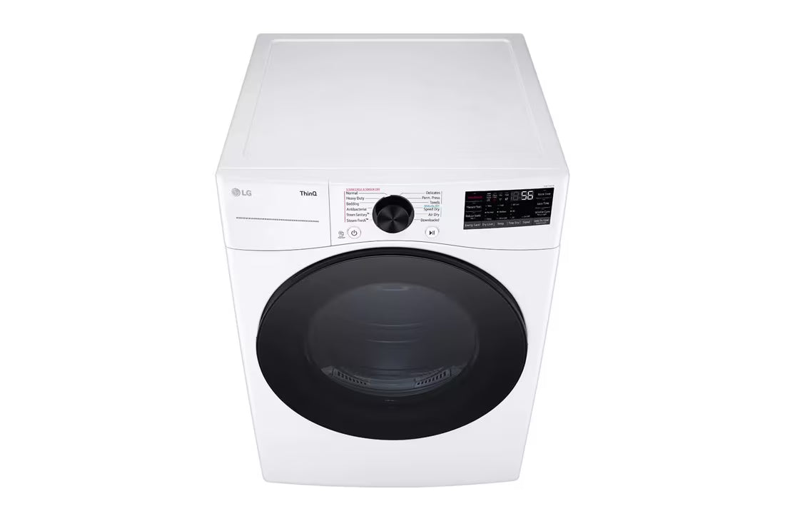 LG - DLGX4081W - 7.4 cu. ft. Ultra Large Capacity Smart Front Load ENERGY STAR Gas Dryer with Sensor Dry & Steam Technology