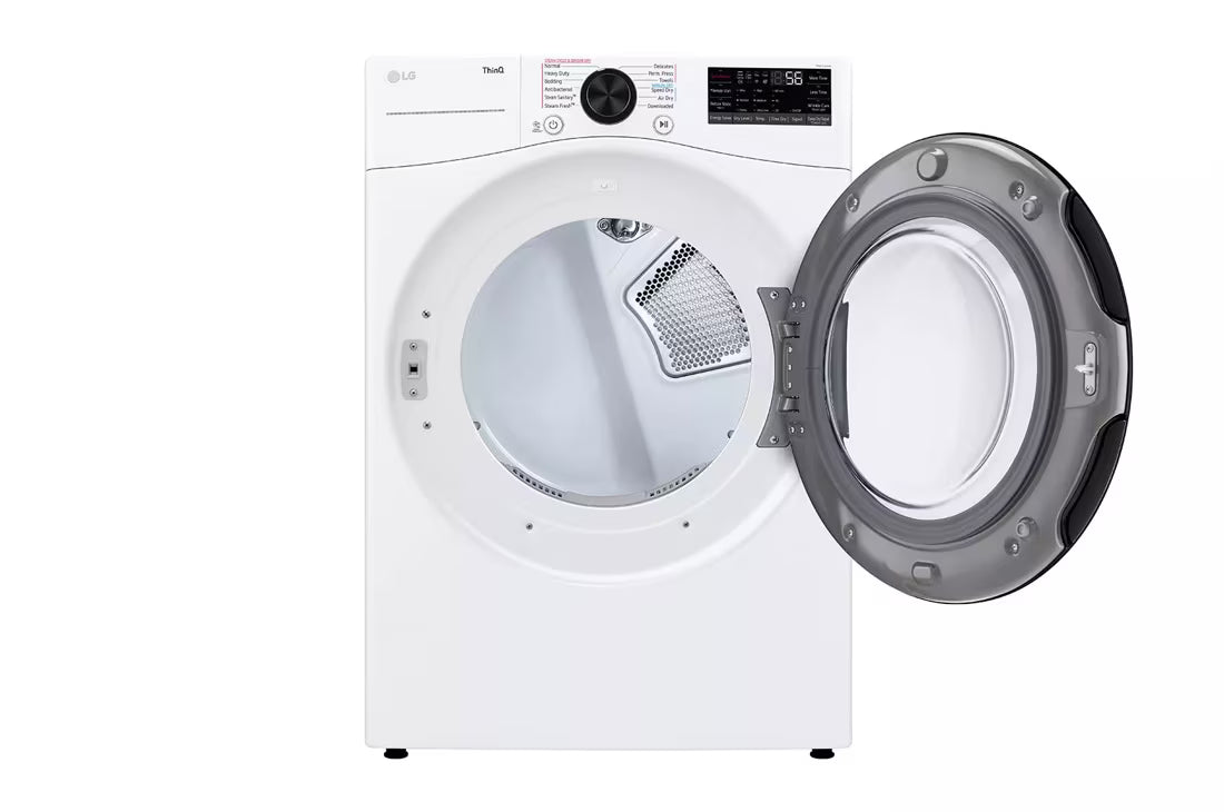 LG - DLGX4081W - 7.4 cu. ft. Ultra Large Capacity Smart Front Load ENERGY STAR Gas Dryer with Sensor Dry & Steam Technology