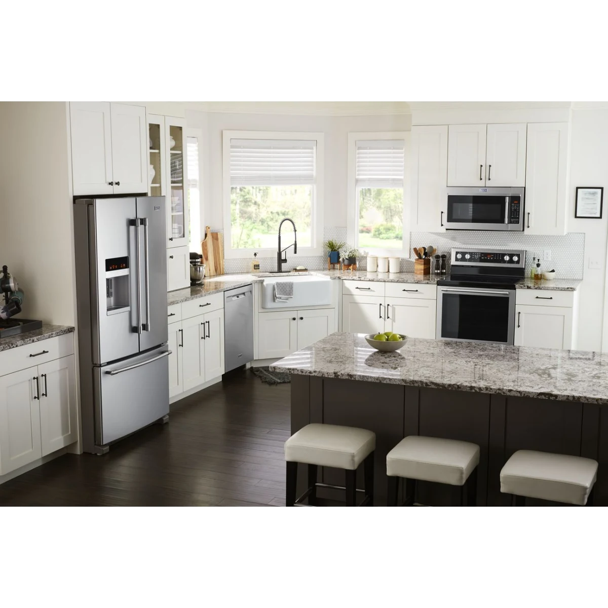 Maytag - MDB4949SKZ - 24 Inch Full Console Dishwasher with 14 Place Settings, 50 dBA, 4 Wash Cycles, Dual Power Filtration, PowerBlast® Cycle, Heated Dry, NSF® Certified, and Star K: Fingerprint Resistant Stainless Steel