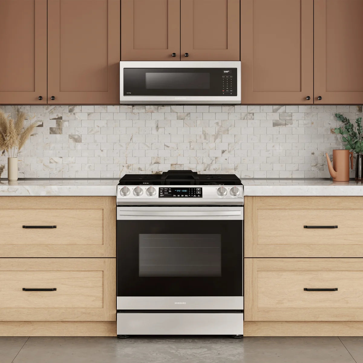 Samsung - ME11A7710DS - 30 Inch Slim Over-the-Range Smart Microwave with 1.1 Cu. Ft. Capacity, 4-Speed 550 CFM Motor, 10 Power Levels, Sensor Cooking, Cooktop Lighting, Dual Grease Filter