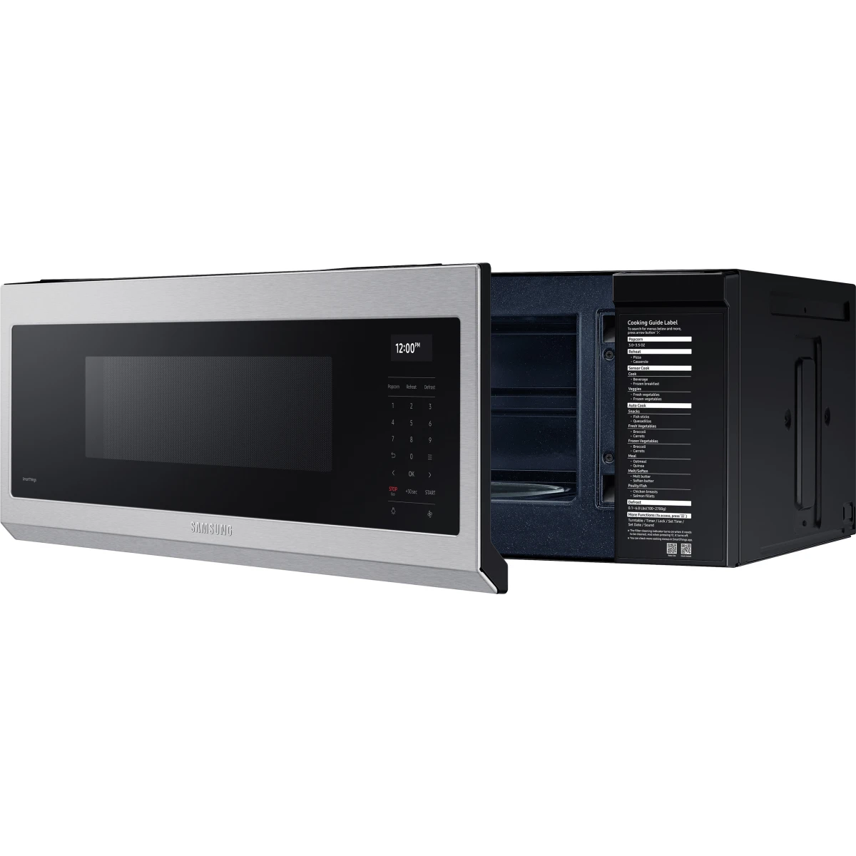 Samsung - ME11A7710DS - 30 Inch Slim Over-the-Range Smart Microwave with 1.1 Cu. Ft. Capacity, 4-Speed 550 CFM Motor, 10 Power Levels, Sensor Cooking, Cooktop Lighting, Dual Grease Filter
