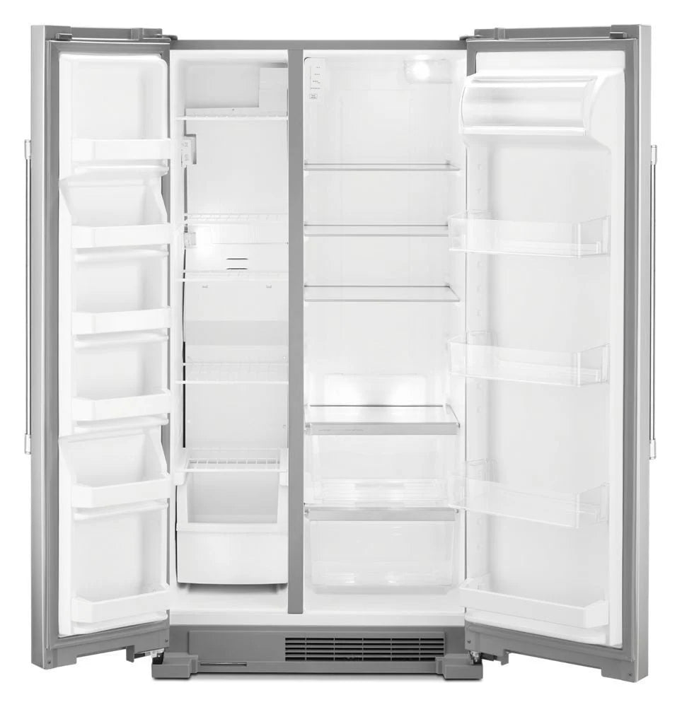 Maytag -MSS25N4MKZ-36 in. 24.9 cu. ft. Side by Side Refrigerator in Fingerprint Resistant Stainless Finish
