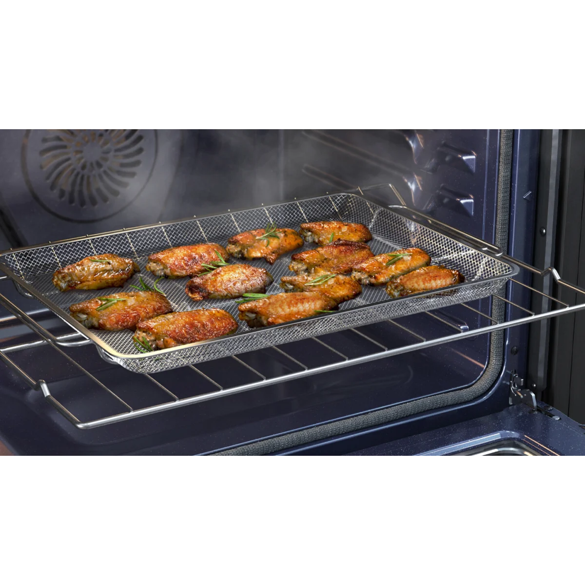 Samsung - NX60A6711SS - 30 Inch Freestanding Gas Smart Range with 5 Sealed Burners, 6.0 Cu. Ft. Capacity, Storage Drawer, Edge-to-Edge Grates, Convection+, Air Fry, Self Clean, Wi-Fi & Voice Connectivity, Non-stick Griddle, Dual Ring Burner