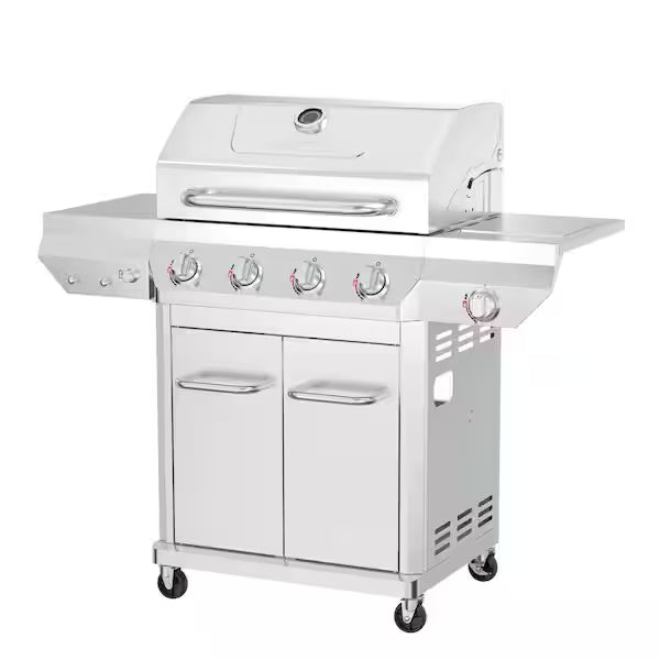 NEXGRILL 4-Burner Gas Grill with Side Burner - 720-0830H
