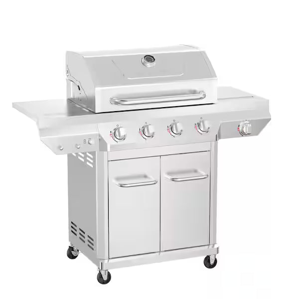 NEXGRILL 4-Burner Gas Grill with Side Burner - 720-0830H