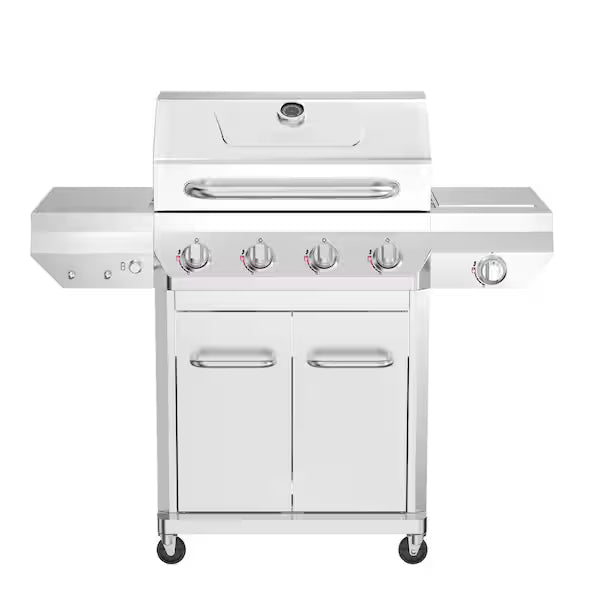 NEXGRILL 4-Burner Gas Grill with Side Burner - 720-0830H