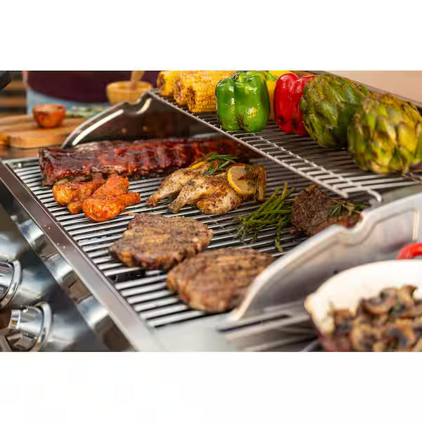 NEXGRILL 4-Burner Gas Grill with Side Burner - 720-0830H
