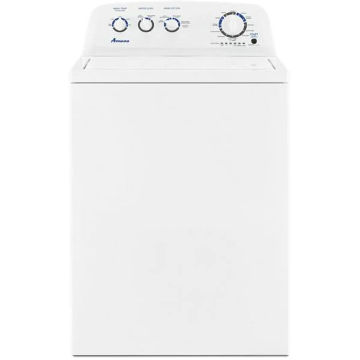 Amana - NTW4519JW - 28 Inch Top Load Washer with 3.8 cu. ft. Capacity, 12 Wash Cycles, High-Efficiency Agitator, Deep Water Wash Option, Automatic Fabric Softener Dispenser, Late Lock Lid, Extra Rinse Option, and Cold Wash Cycle