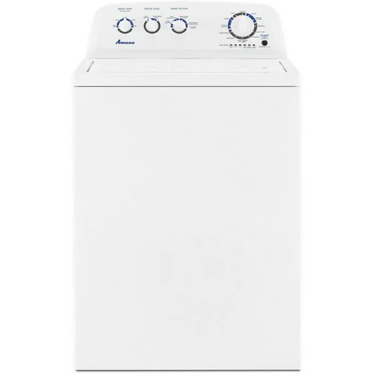 Amana - NTW4519JW - 28 Inch Top Load Washer with 3.8 cu. ft. Capacity, 12 Wash Cycles, High-Efficiency Agitator, Deep Water Wash Option, Automatic Fabric Softener Dispenser, Late Lock Lid, Extra Rinse Option, and Cold Wash Cycle