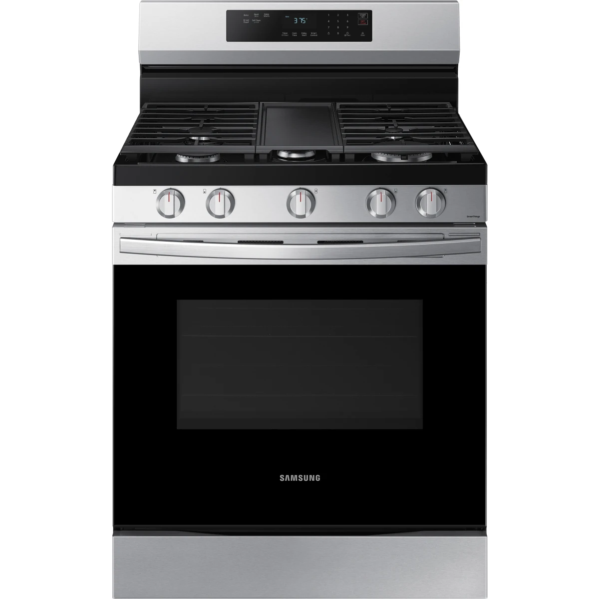 Samsung - NX60A6311SS - 30 Inch Freestanding Gas Smart Range with 5 Se ...