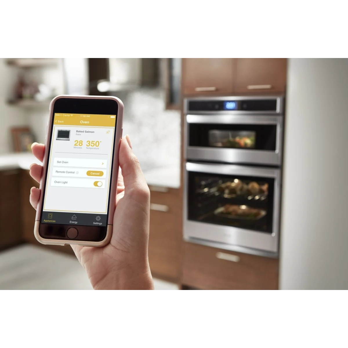 Whirlpool - WOC54EC0HS - 30 Inch Smart Combination Wall Oven with Frozen Bake™ Technology, Temperature Sensor Multi-Step Cooking Rapid Preheat Keep Warm Setting Star K Compliant Sabbath Mode 6.4 cu. ft. Total Capacity