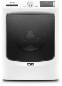 Maytag - MHW5630HW - 27 Inch Front Load Washer with 4.5 cu. ft. Capacity, 12-Hr Fresh Hold® Option, 10 Wash Cycles, Steam Option, Quick Wash Cycle, Late Add Feature, Cycle Memory, ADA Compliant, and ENERGY STAR®: White