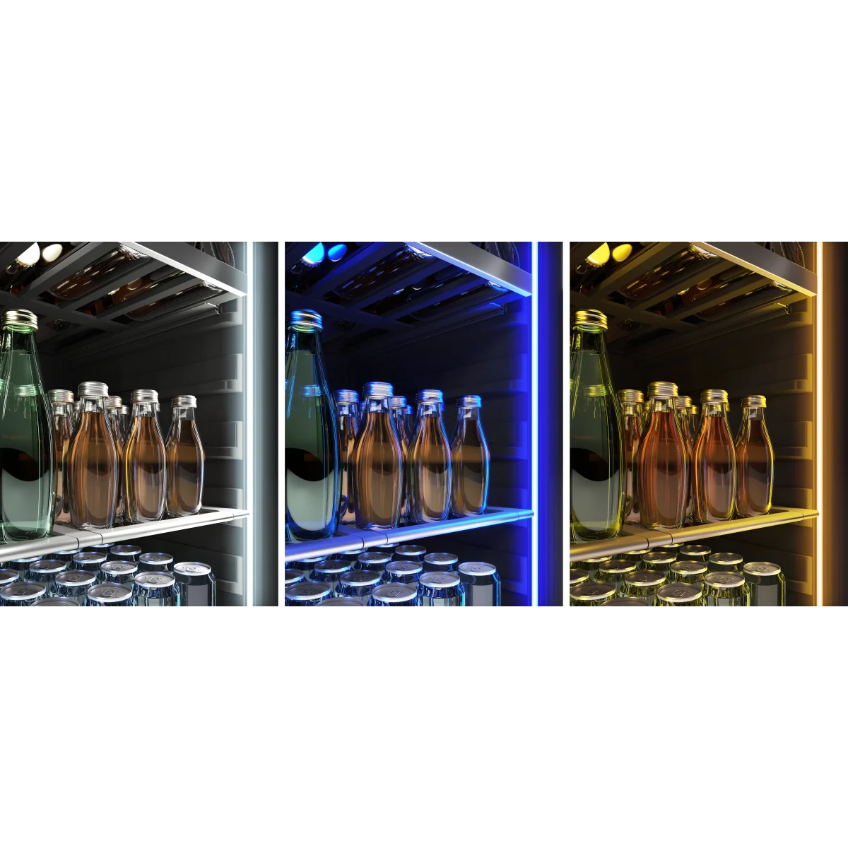 Zephyr PRESRV - PRB24C01CG - 24 Inch Freestanding/Built-In Undercounter Single Zone Beverage Center with 7 Bottle Capacity, PreciseTemp™, 1 Rack, 2 Shelves, ENERGY STAR® Certified, Sabbath Mode and Star-K Certified: Stainless Steel