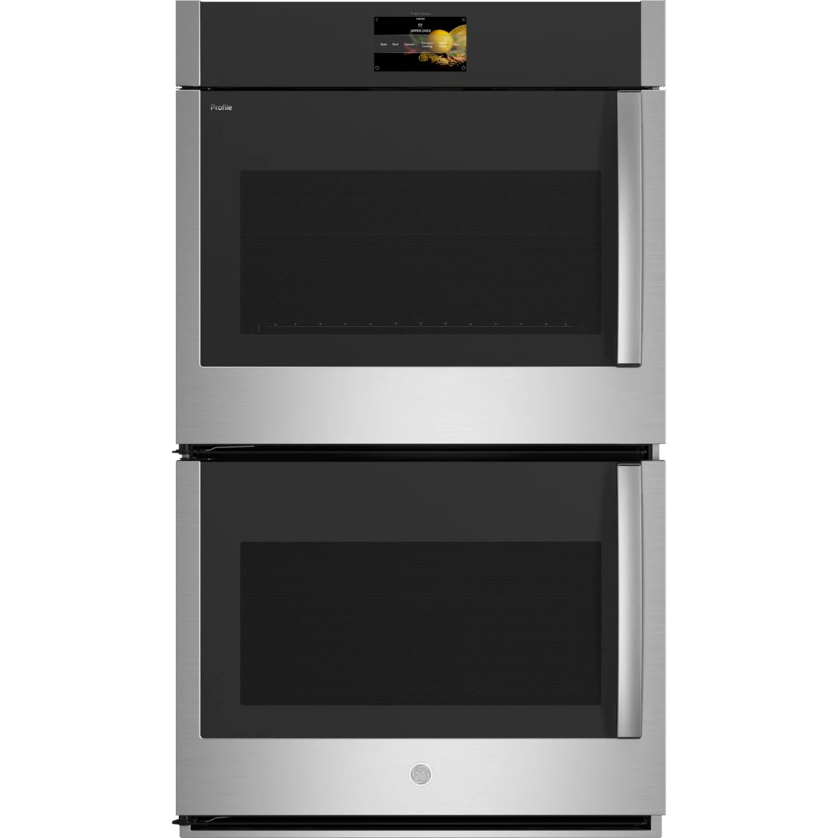 GE Profile - PTD700LSNSS - 30 Inch Smart Convection Double Wall Oven with 10.0 Cu. Ft. Total Capacity, True European Convection, No Preheat Air Fry, Precision Cook Modes, Self-Clean with Steam Clean Option, Self Clean Oven Racks