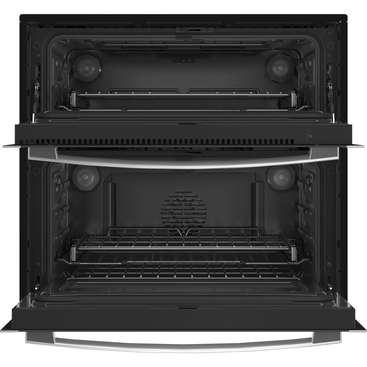GE Profile - PTS9200SNSS - 30 Inch Double Smart Wall Oven with Twin Flex 5.0 Cu. Ft. Capacity, True European Convection with Precise Air, Self-Clean with Steam Clean Option, Smart Connectivity, Proof Mode, Temperature Probe, and Star-K Certified