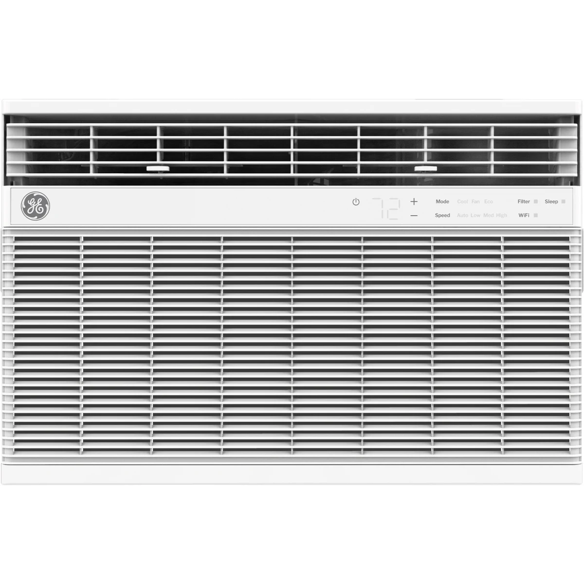GE - AWCS24WWF - 24,000 BTU Smart Window Air Conditioner with Electronic Control, Full-Function Remote Control, and Large Rooms up to 1,500 sq. ft. Cooling Area