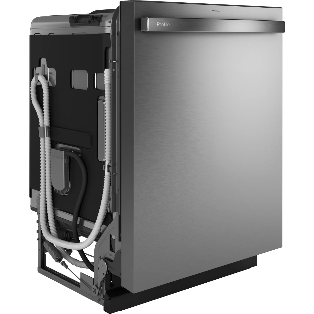 GE Profile - PDT755SYVFS - 24 Inch Fully Integrated Smart Dishwasher with 16 Place Settings, 42 dBa, 6 Wash Cycles, Washing 3rd Rack, UltraFresh System, Twin Turbo Dry Boost™, NSF Certified, and ENERGY STAR®: Fingerprint Resistant Stainless