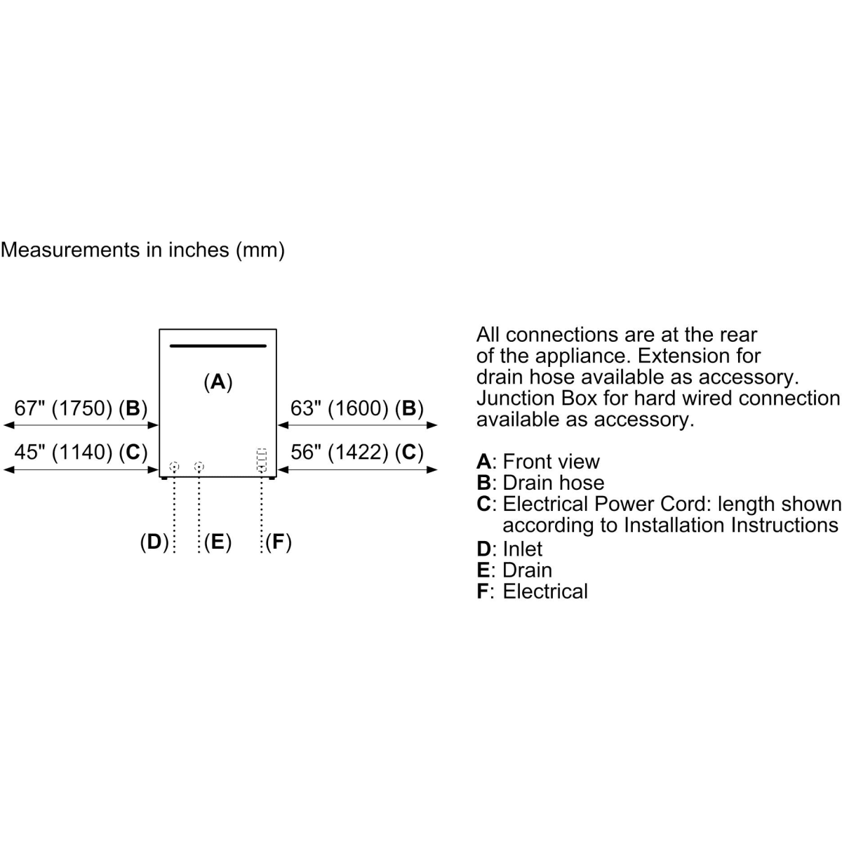 Bosch 800 Series  SHV78CM3N 24 Inch Fully Integrated Built-In Panel Ready Smart Dishwasher with 16 Place Setting Capacity, 8 Wash Cycles