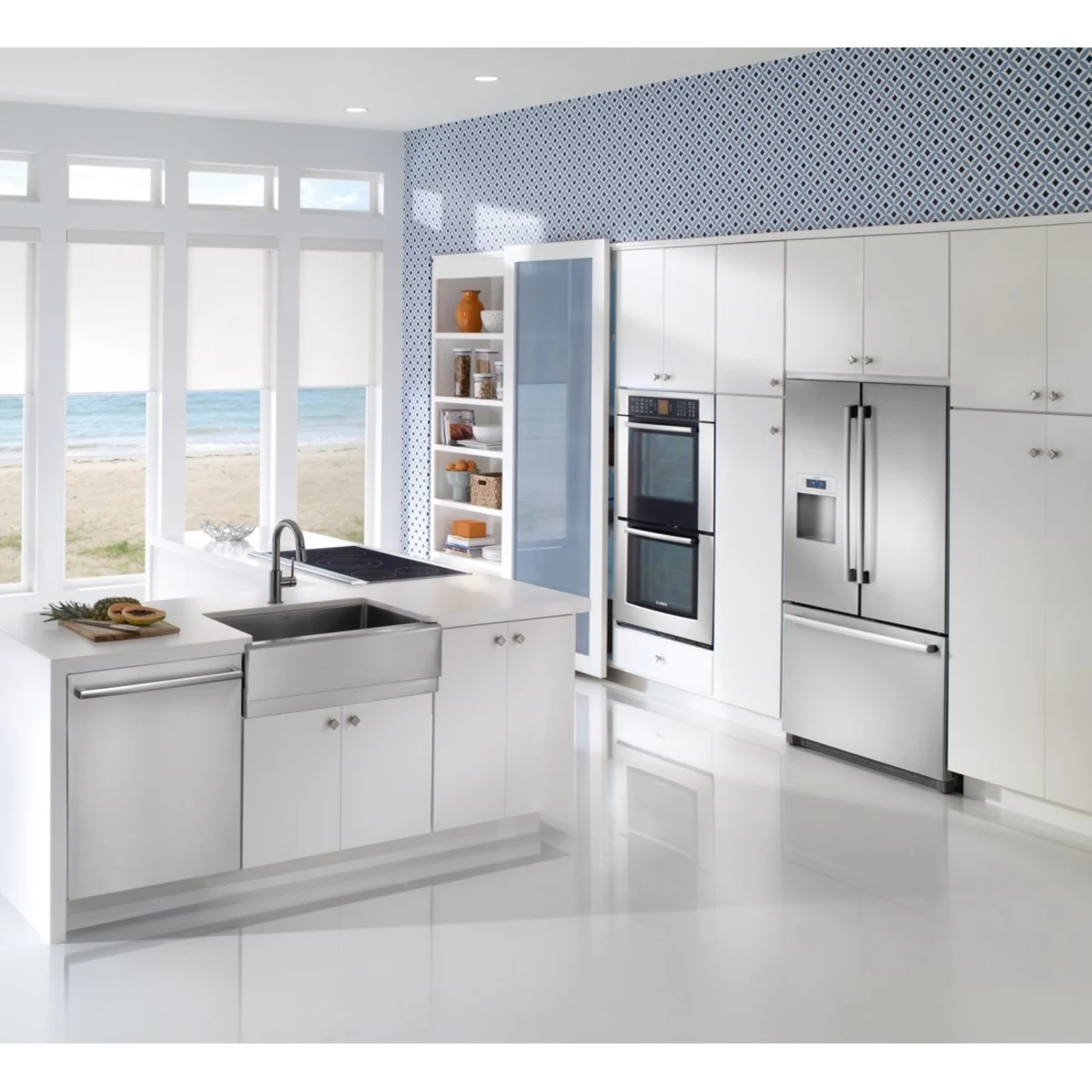 Bosch - SHX3AR75UC - 100 Series SHX3AR75UC 24 Inch Fully Integrated Built-In Dishwasher with 14 Place Settings, 6 Wash Cycles, 50 dBA Sound Level, Adjustable Upper Rack, Sanitize Option, Express Wash