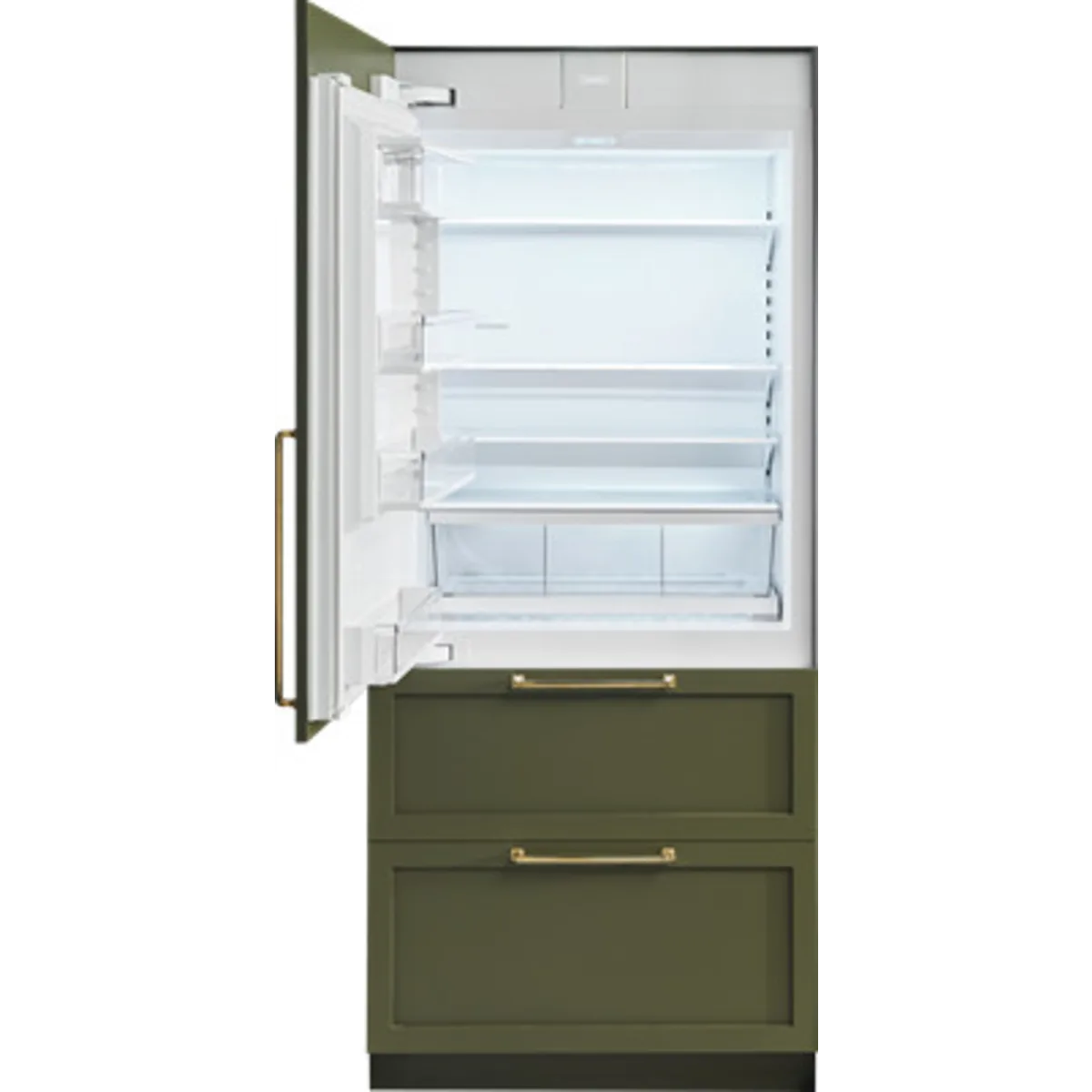Sub Zero - IT-36CIID - Legacy Model - 36" Designer Over-and-Under Refrigerator/Freezer with Internal Dispenser and Ice Maker - Panel Ready