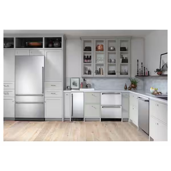 Cafe- CIC36LP2VS1-36 Inch Built-In Smart Bottom Freezer Refrigerator with 20.2 Cu.ft