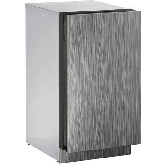 U-Line - U3018CLRINT40C - 18 Inch Built-In Clear Ice Machine with 55 Lbs. Ice Production Per Day, 25 Lbs. Ice Storage, U-Select® Controls, Black Interior, LED Theater Lighting, Field Reversible Door, Silent Mode, Sabbath Mode: Panel Ready