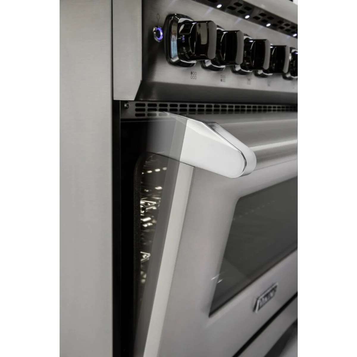 Viking 5 Series - VGR5366BSS - 36 Inch Freestanding Professional Gas Range with 6 Sealed Burners, 5.1 Cu. Ft. Capacity, Continuous Grates, VSH™ Pro Sealed Burner System, ProFlow™ Convection Baffle, and TruPowerPlus™ Burner: Stainless Steel, Natural Gas