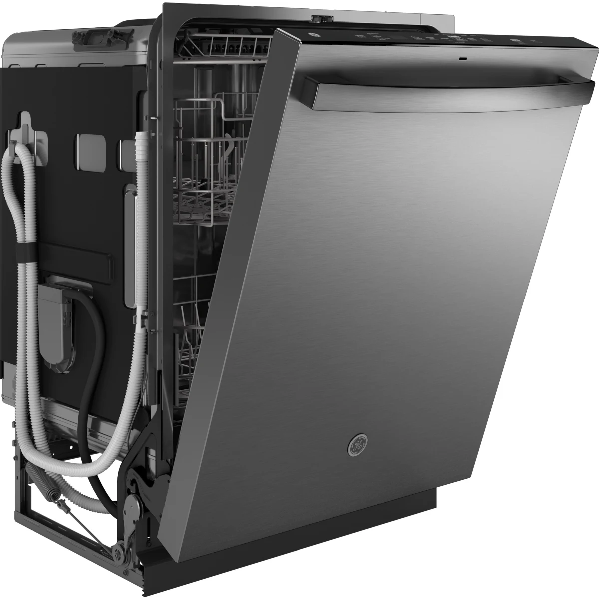 GE - GDT670SYVFS - 24 Inch Fully Integrated Dishwasher with 16 Place Settings, 3-Level Wash, Dry Boost™ Technology, Piranha Hard Food Disposer, Third Rack, Silverware Jets