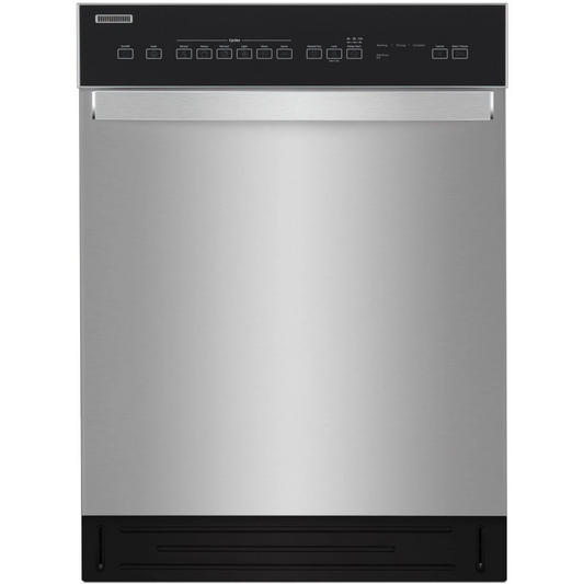 Whirlpool - WDF550SAHS - 24 Inch Full Console Dishwasher with 12 Place Settings, 51 dBA, 6 Wash Cycles, Adjustable Upper Rack, Sensor Cycle, Cycle Memory, Heated Dry,