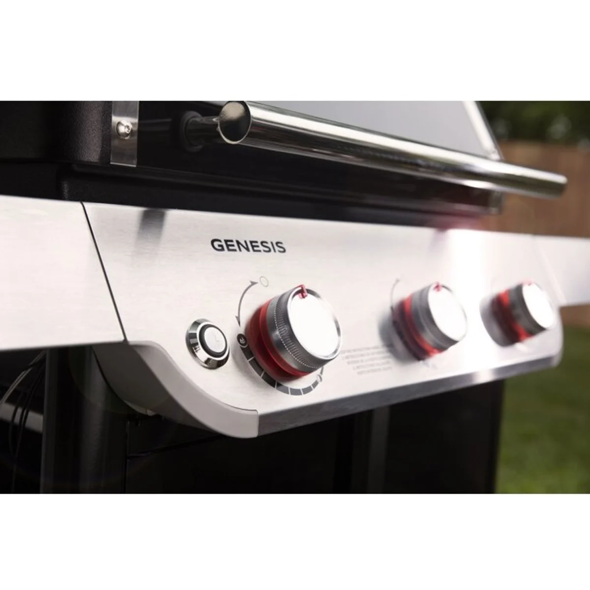 Weber Genesis - 1500010 - Genesis E-315 Propane Gas Grill with PureBlu Burner, Cast-Iron Grates, Flavorizer Bars, Grease Management System, Warming Rack, Side Tables and Large Cooking Surface