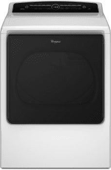 Whirlpool Cabrio - WGD8000DW - 29 Inch 8.8 cu. ft. Gas Dryer with 24 Dry Cycles, 5 Temperature Selections, Eco Boost, Wrinkle Shield Plus, Sanitize Cycle, Advanced Moisture Sensing Technology and Quad Baffles