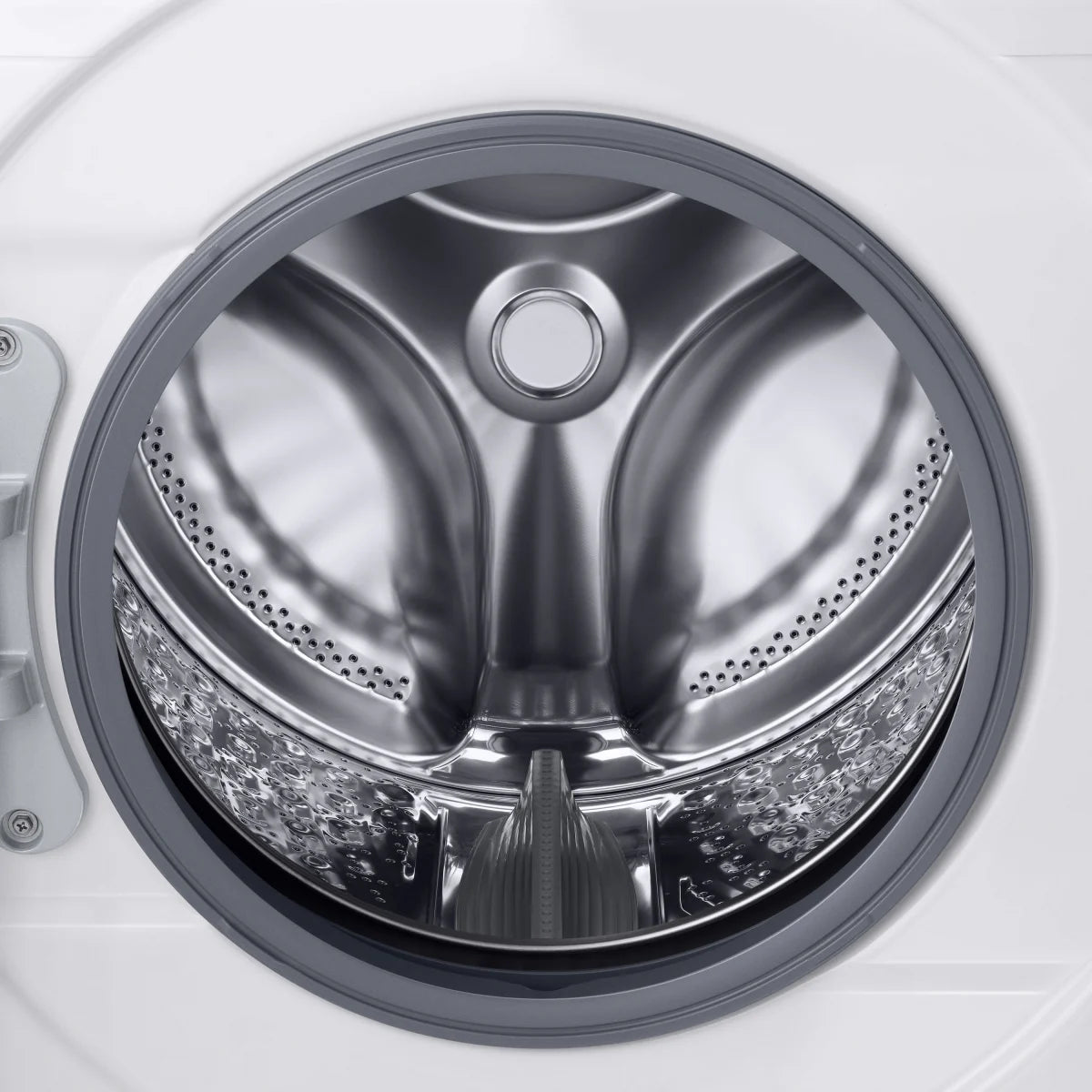 Samsung - WF45T6000AW - 27 Inch Front Load Washer with 4.5 Cu. Ft. Capacity, 10 Wash Cycles, VRT Plus™ Technology, Smart Care, Quick Wash, Self Clean, ADA Compliant, and ENERGY STAR® Certified: White