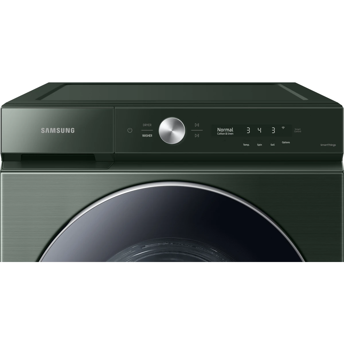 Samsung BESPOKE - WF53BB8900AG - 27 Inch Smart Front Load Washer with 5.3 cu. ft. Capacity, 25 Wash Cycles, AI Smart Dial, Vibration Reduction Technology+, Auto Dispense