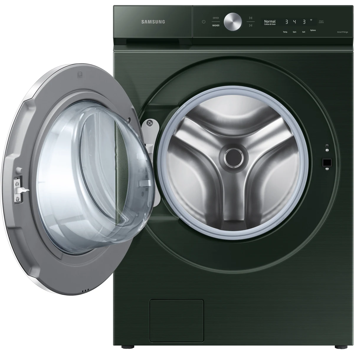Samsung BESPOKE - WF53BB8900AG - 27 Inch Smart Front Load Washer with 5.3 cu. ft. Capacity, 25 Wash Cycles, AI Smart Dial, Vibration Reduction Technology+, Auto Dispense