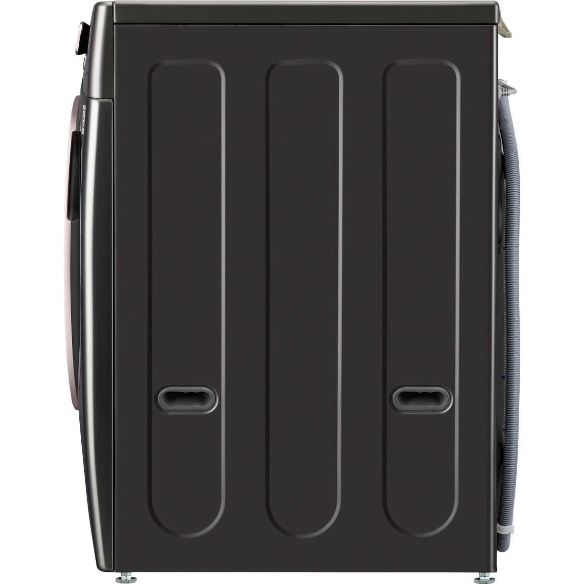 LG - WM4000HBA - 27 Inch Smart Front Load Washer with 4.5 Cu. Ft. Capacity, SenseClean™, SmartThinQ®, SmartDiagnosis™,Sanitary, Allergiene™, ColdWash™, NSF Certified, and Energy Star® Rated: Black Steel