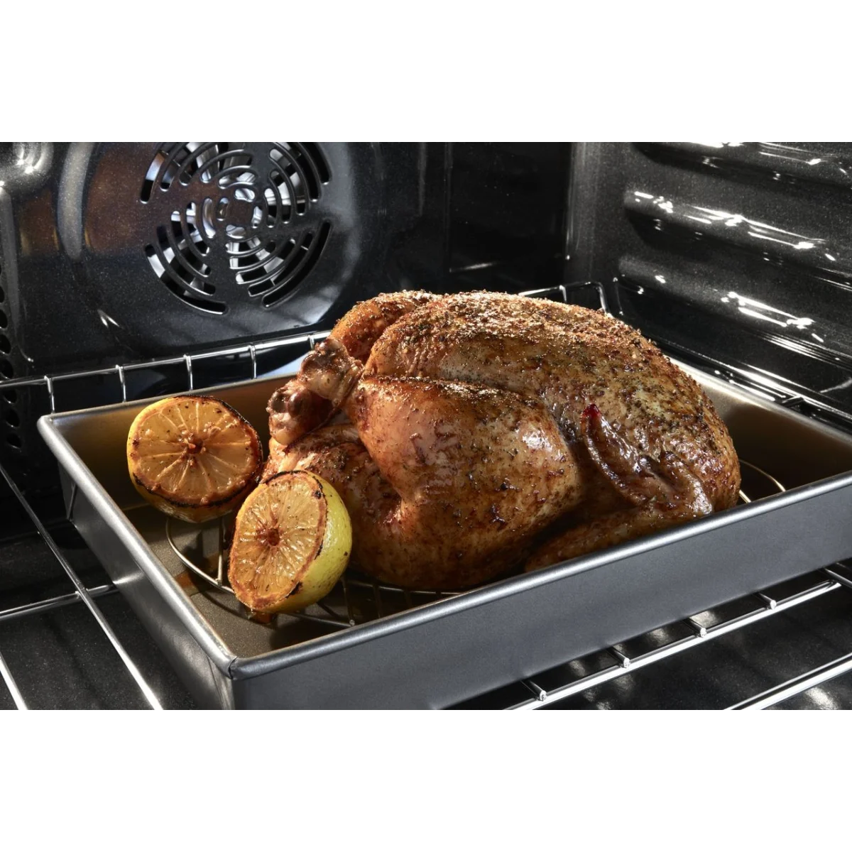 Whirlpool - WOC75EC0HV - 30 Inch Smart Combination Wall Oven with Wi-Fi Connectivity, True Convection, Alexa and Google Home Voice Control, Scan-to-Cook Technology, Frozen Bake™, Touchscreen, Convection Conversion, Nest Learning Thermostat™, Party Mode,
