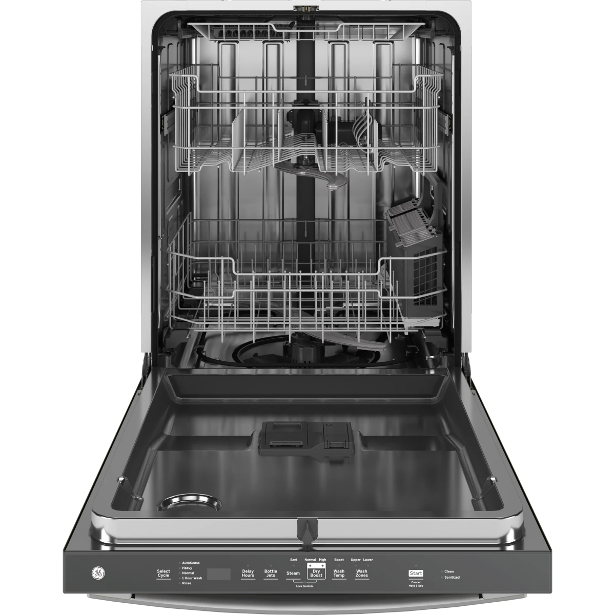 GE - GDT670SYVFS - 24 Inch Fully Integrated Dishwasher with 16 Place Settings, 3-Level Wash, Dry Boost™ Technology, Piranha Hard Food Disposer, Third Rack, Silverware Jets