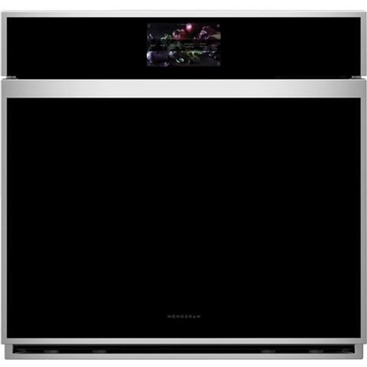 Monogram Minimalist Series - ZTSX1DSSNSS - 30 Inch Smart Electric Single Oven with 5 cu. ft. Capacity, Twin Fan Convection, Air Fry, 12 Cooking Modes, Voice-to-Open, Scan-To-Cook, Temperature Probe, Delay Bake, Self Clean, Sabbath Mode, and ADA Compliant