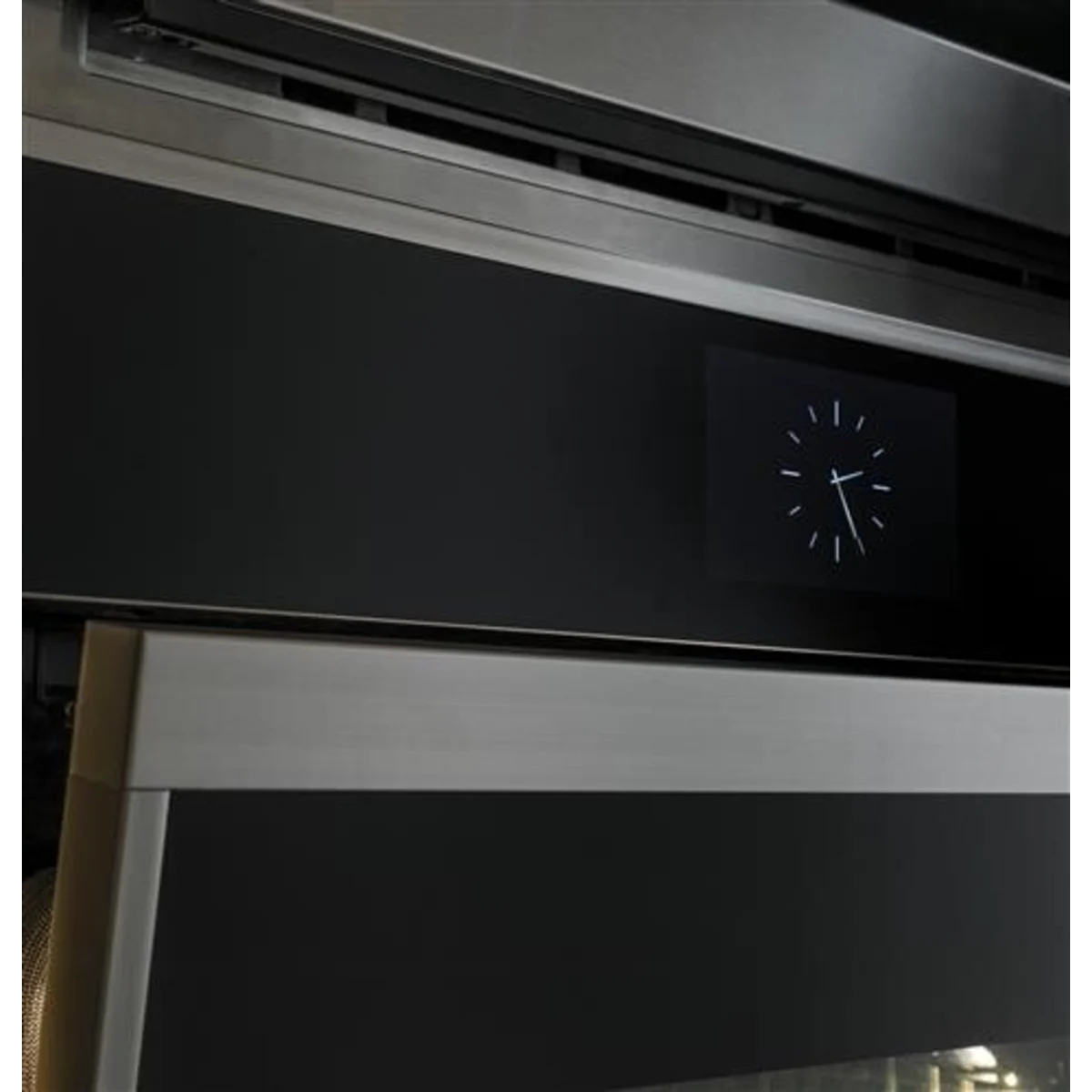 Monogram Minimalist Series - ZTSX1DSSNSS - 30 Inch Smart Electric Single Oven with 5 cu. ft. Capacity, Twin Fan Convection, Air Fry, 12 Cooking Modes, Voice-to-Open, Scan-To-Cook, Temperature Probe, Delay Bake, Self Clean, Sabbath Mode, and ADA Compliant